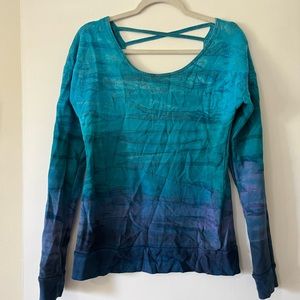 Prana sweatshirt with low back